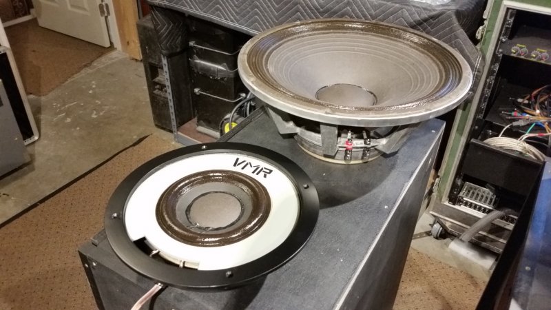 EV 15L & VMR with new sealer on cone edges.