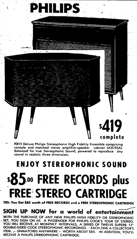 F311 Deluxe Philips Stereophonic High Fidelity Ensemble