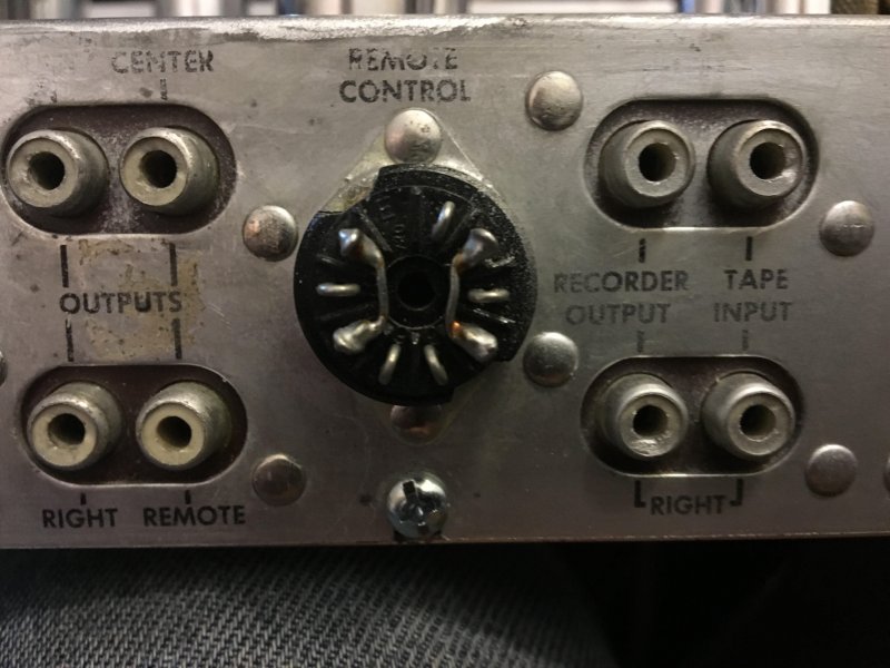 Fisher 400cx-2 Remote Control Plug 1
