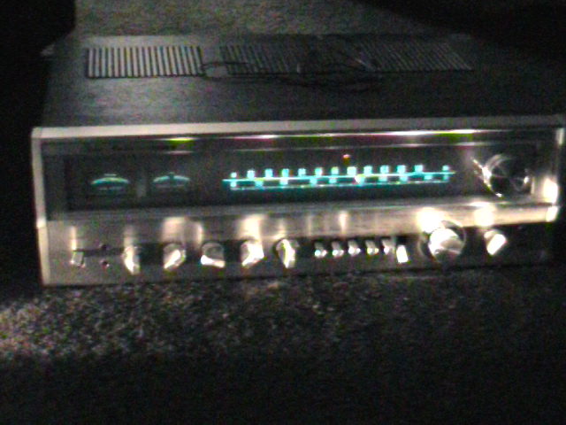 Fisher RS-1058 receiver, it shines in the sun