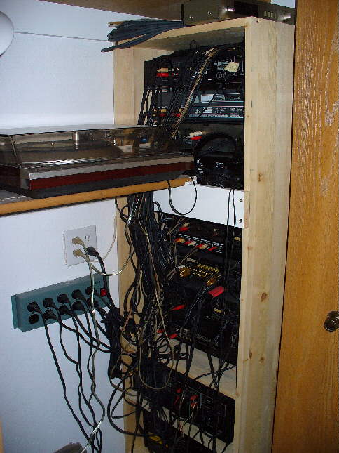 inside closet