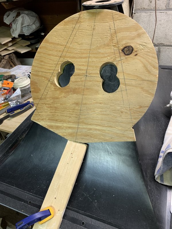 K402 MEH Woofer Mounting Template