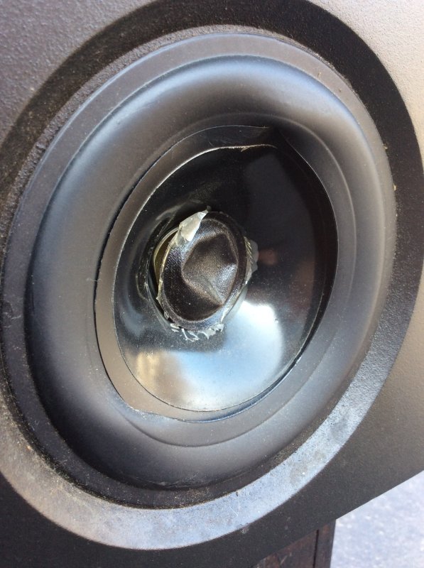 Kef 104/2 dome cover peeling
