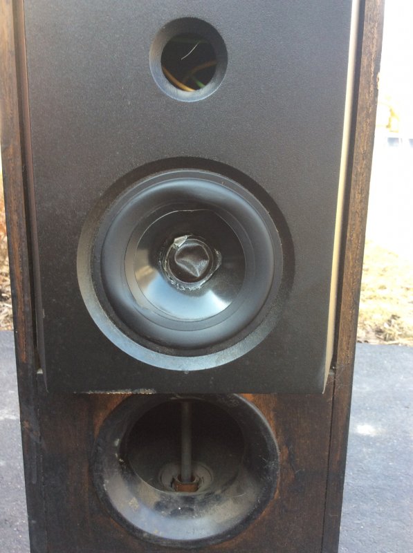 Kef 104/2 dome smooshed