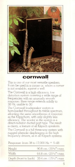 Klipsch - Cornwall