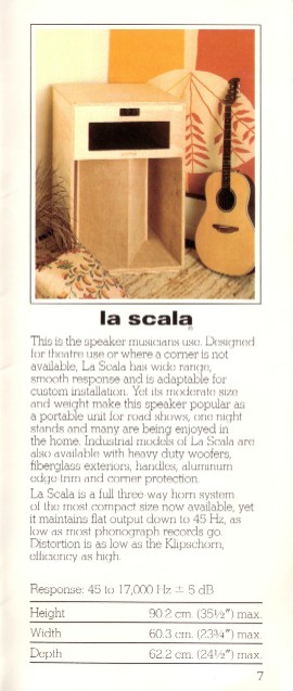 Klipsch - La Scala