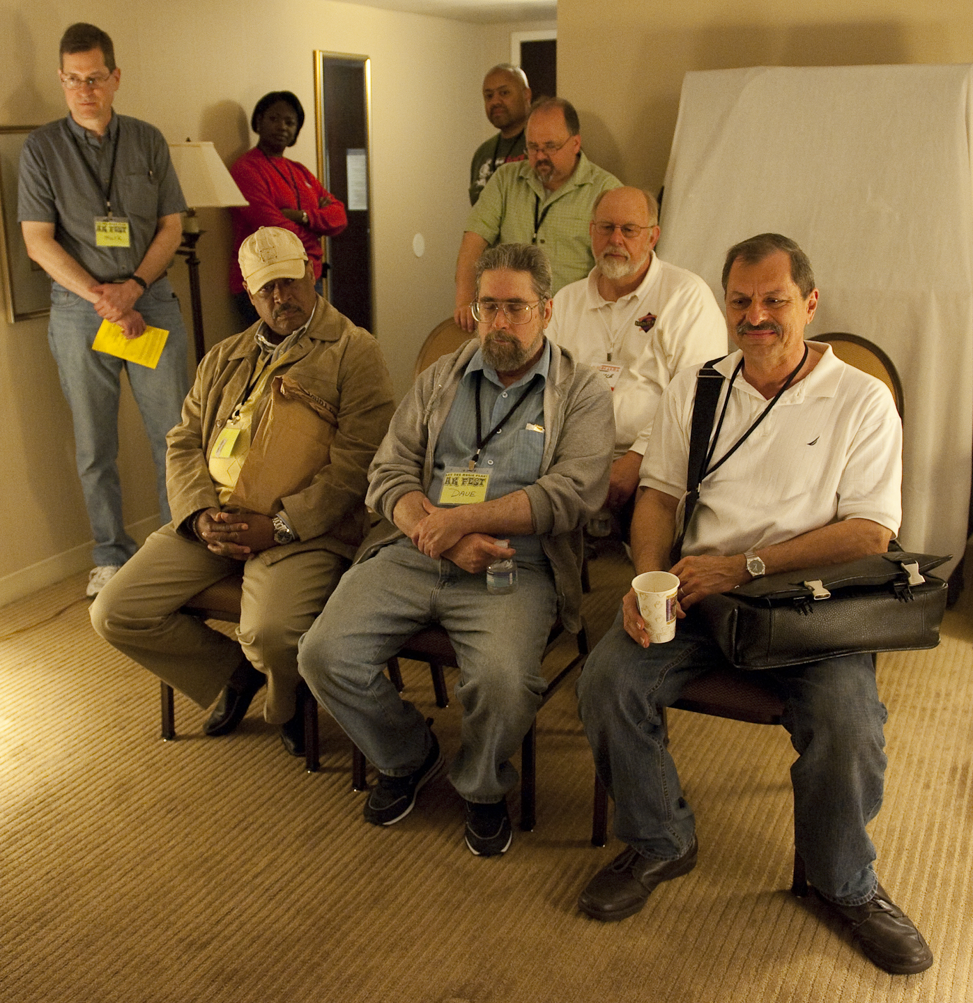 Listening in the Audio Note room