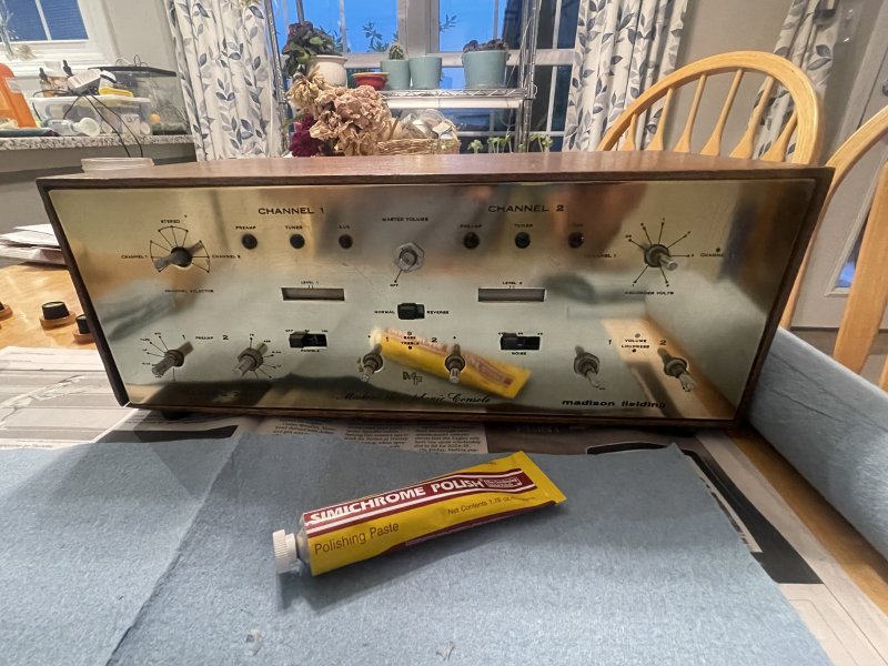 Madison Fielding 340 faceplate polishing