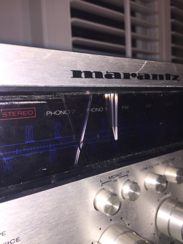 Marantz 2270 Broken Bezel