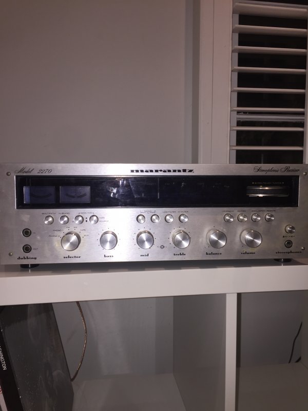 Marantz 2270 Broken Bezel