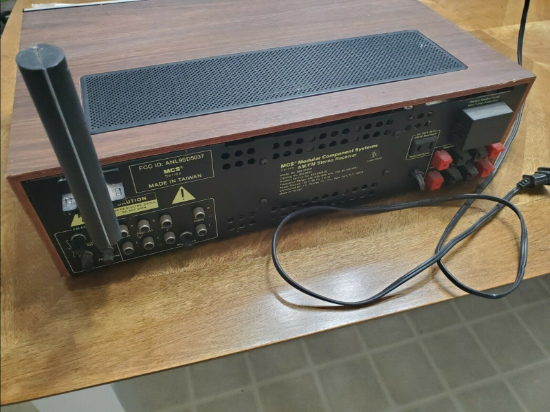 MCS 3339R Rear Panel