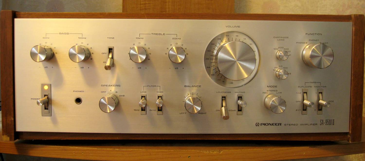 My Restored Pioneer SA-9500II with wood case!