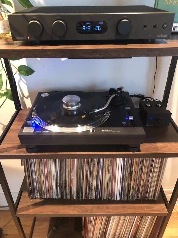 New Technics 1210GR with Audiolab 6000a