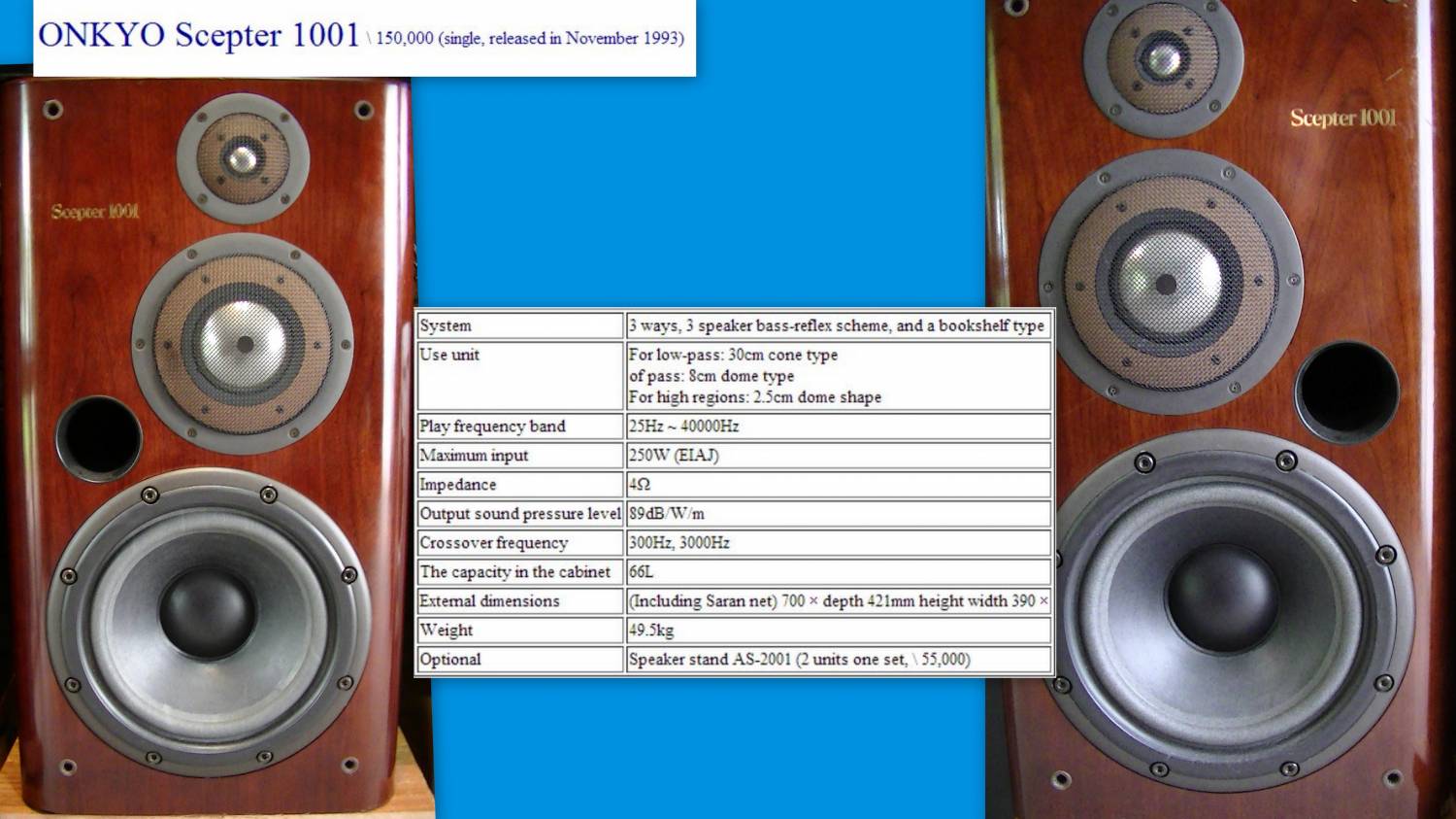 ONKYO SCEPTER 1001