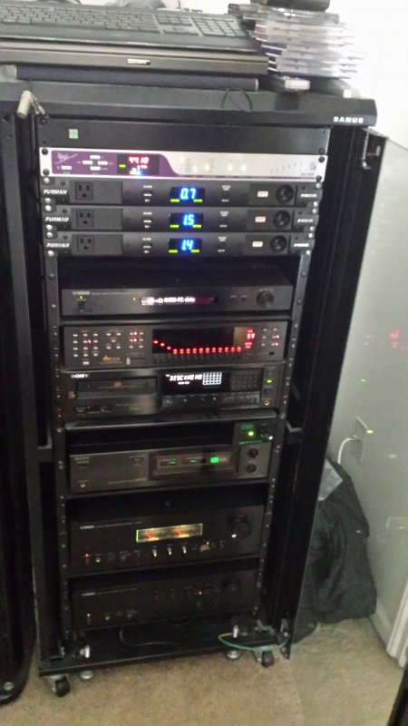 OnTheBlitz View of The Rack with my High Power Workstation Notebook Computer on Top