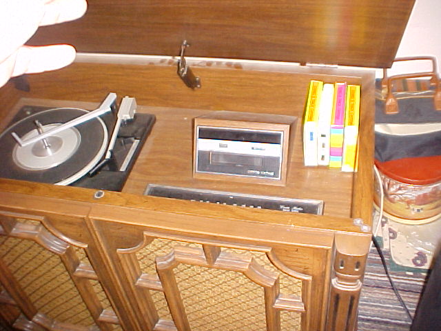 open cabinet view