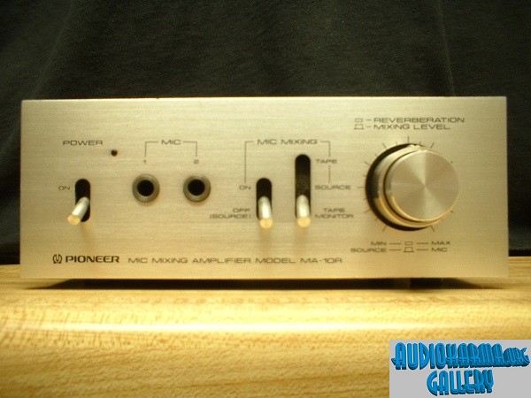 PIONEER MA-10R  Mic Mixer/Reverb Unit