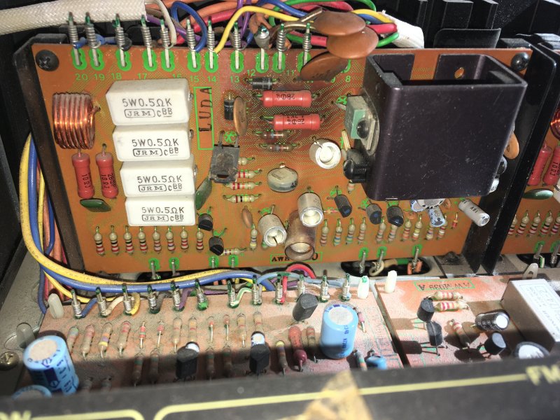 Pioneer SX-1010 L driver board