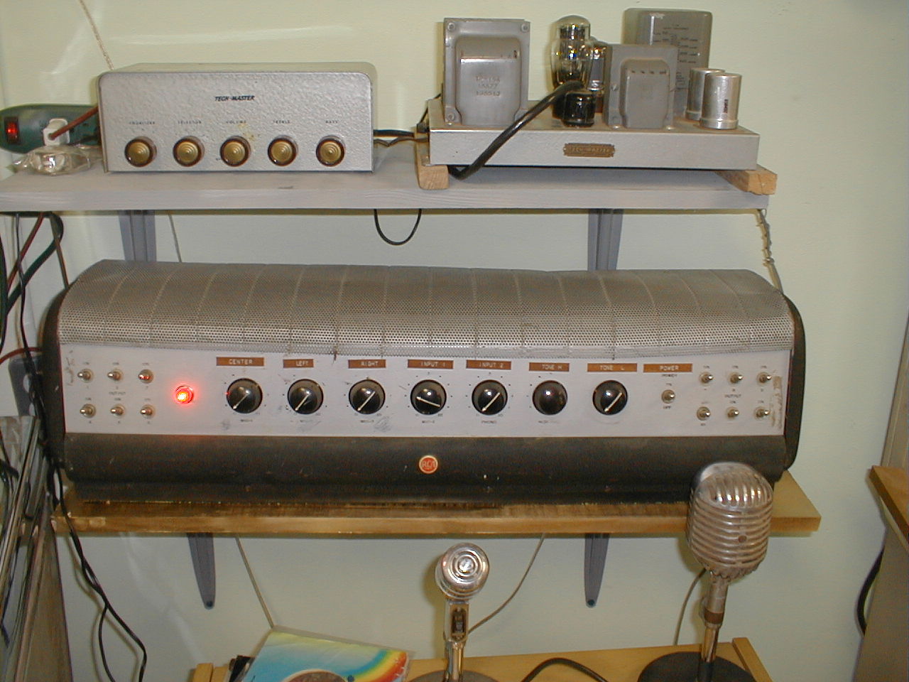 RCA 807 PA amp and Tech-Master