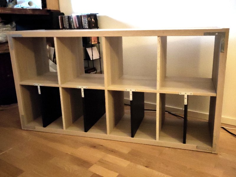 Reassembled, back side, with brackets 1