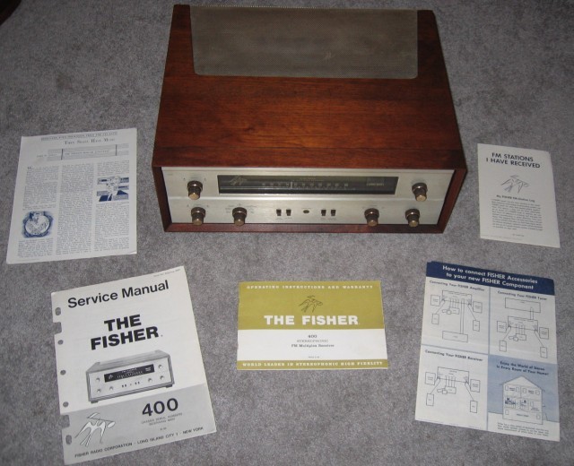 Restored Fisher 400 Receiver