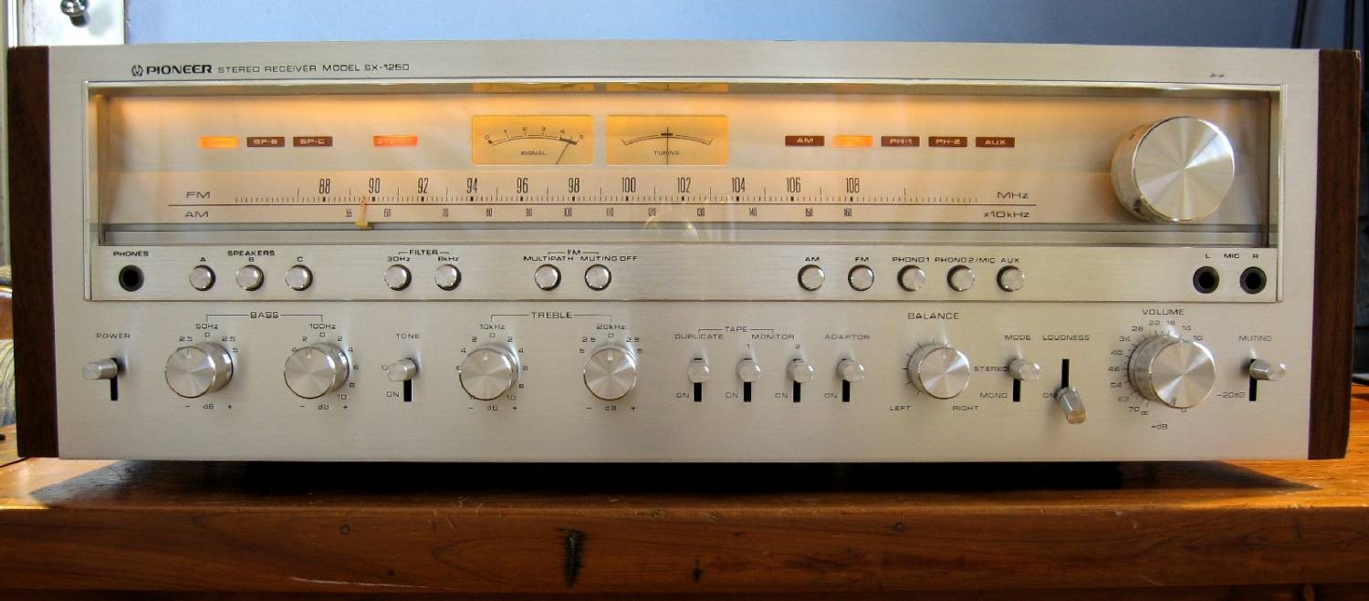 Restored Pioneer SX-1250
