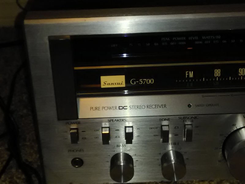 RLJohn's Sansui G-5700 No Safely Operate Light