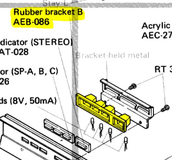 Rubber Bracket B