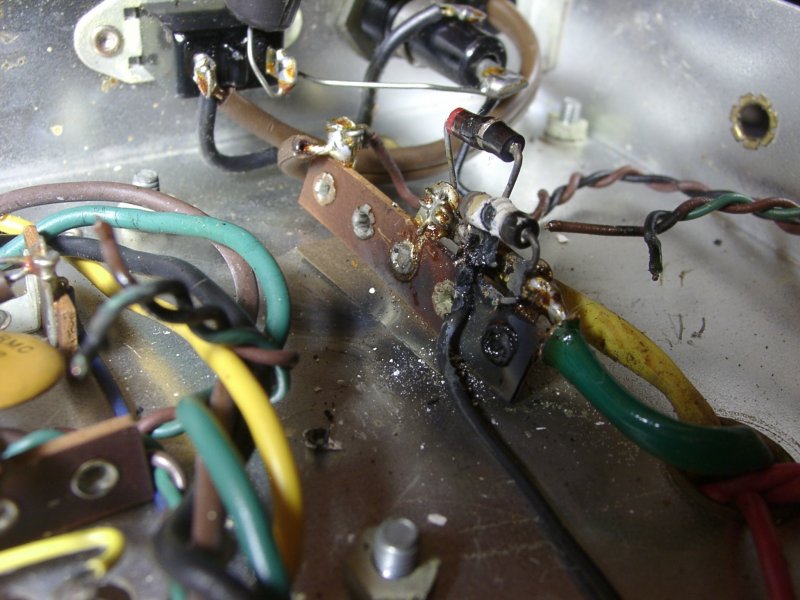 SA-16 Burned Resistors