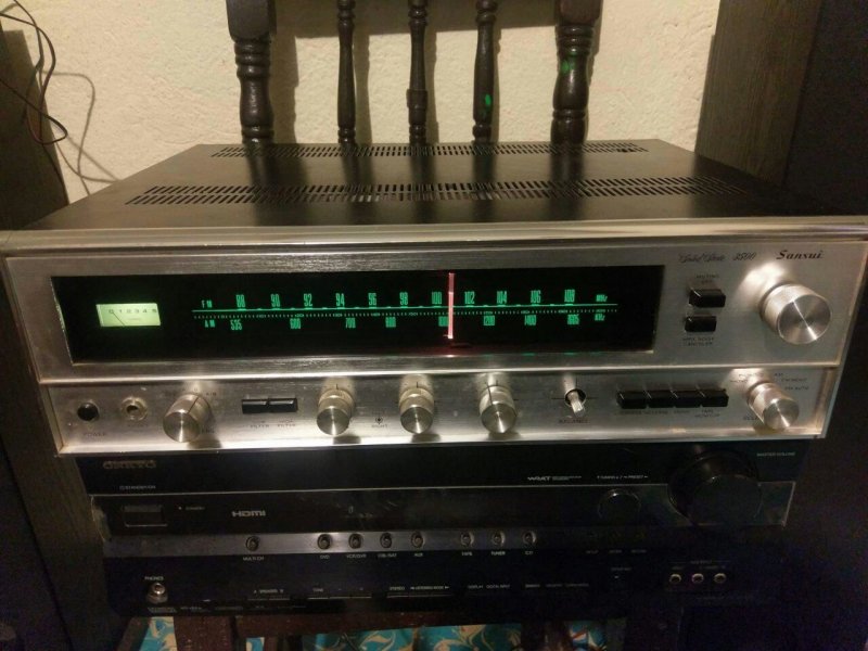 Sansui 3500 receiver front