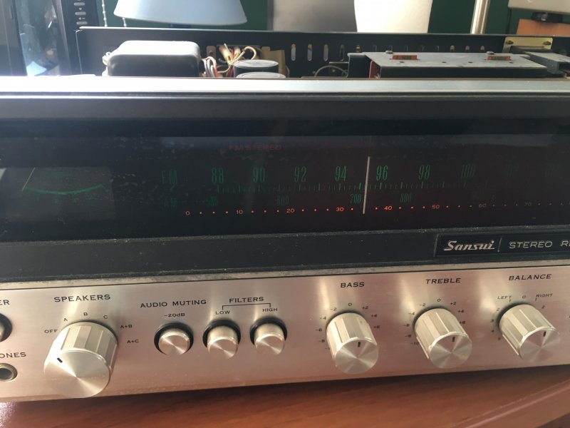 Sansui 771 Lamps Dial