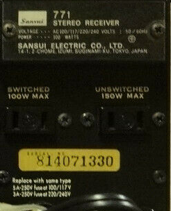 Sansui 771