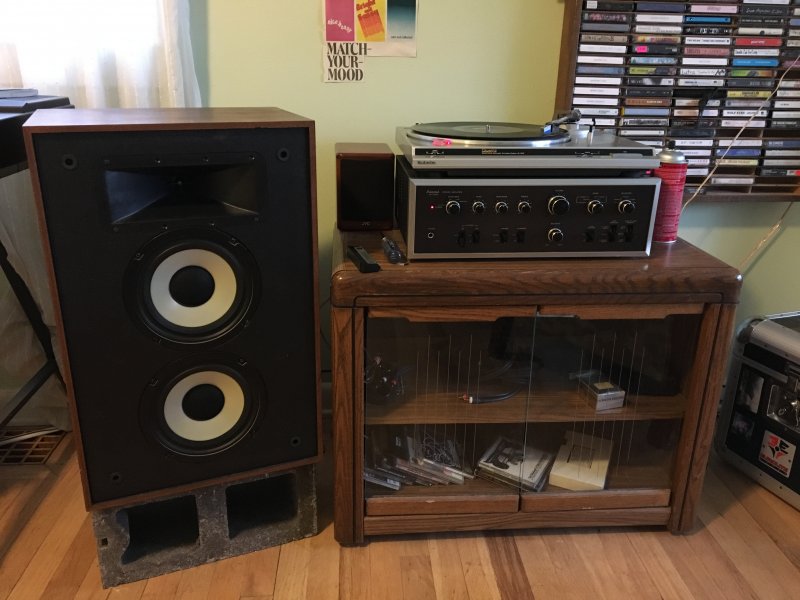 Sansui AU-7500 and Klipsch KG4