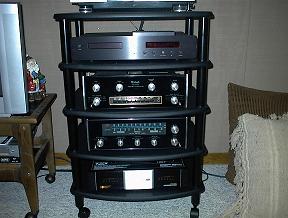 Small Audio Rack in Activity Room