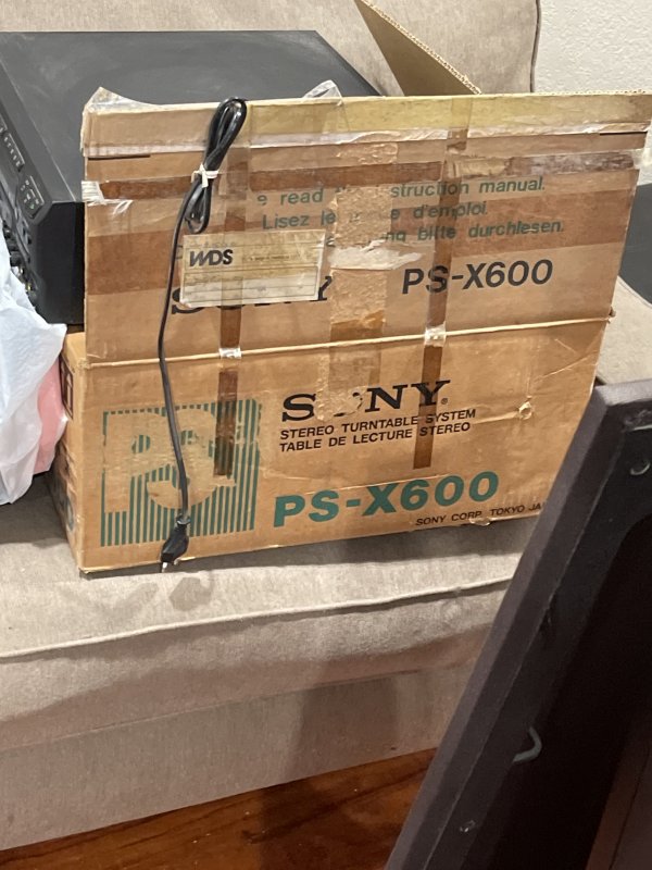 Sony PS-X600 New and unopened in the box.