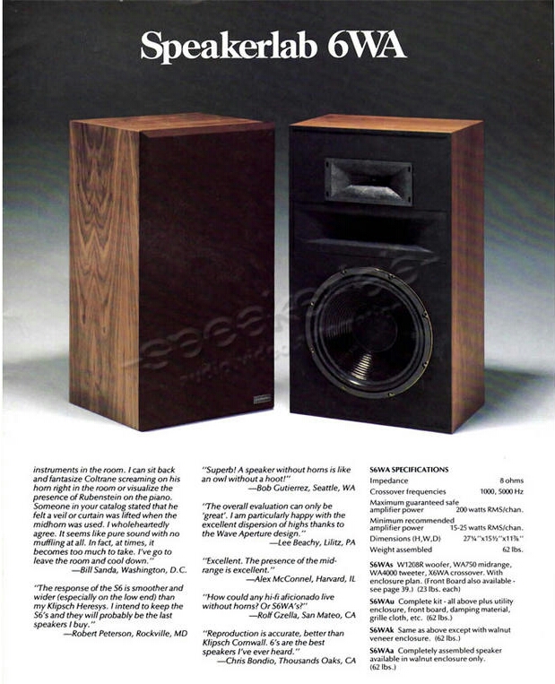 Speakerlab S6WA