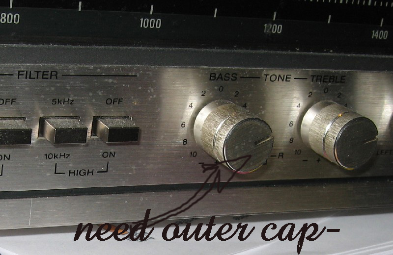 STR6800SD bass treble knobs
