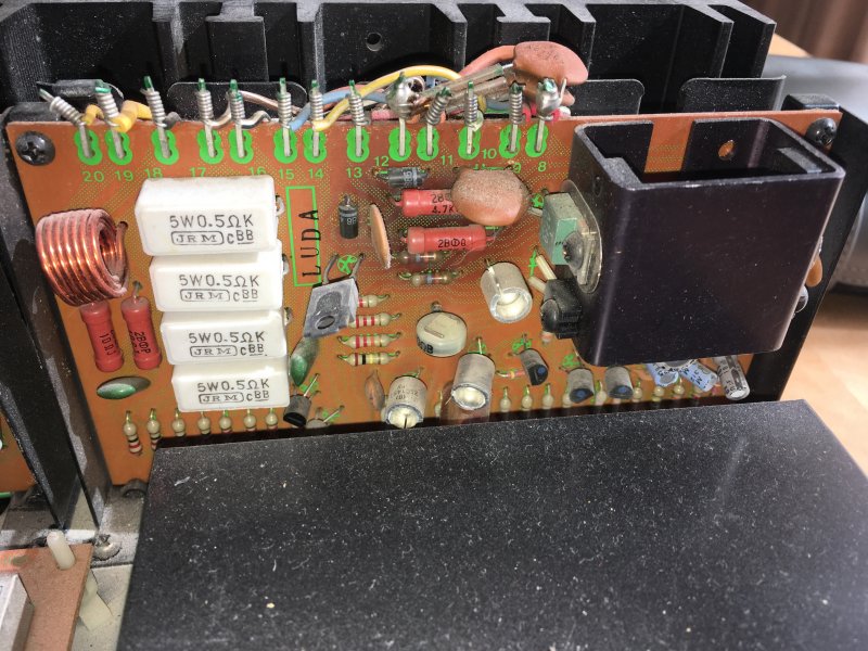 SX-1010 R amp driver board