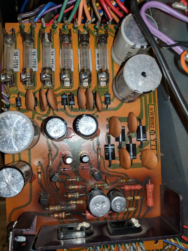 SX-939 Power Supply Board Top