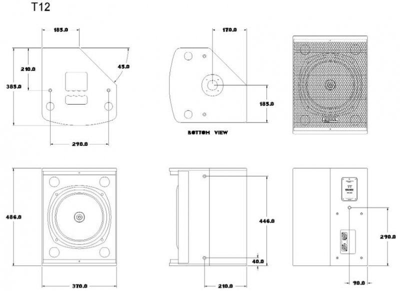 T12 Dimensions