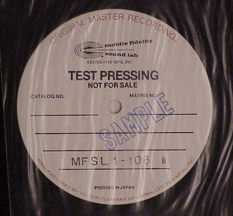 The Beatles - Rubber Soul -MFSL Test Pressing