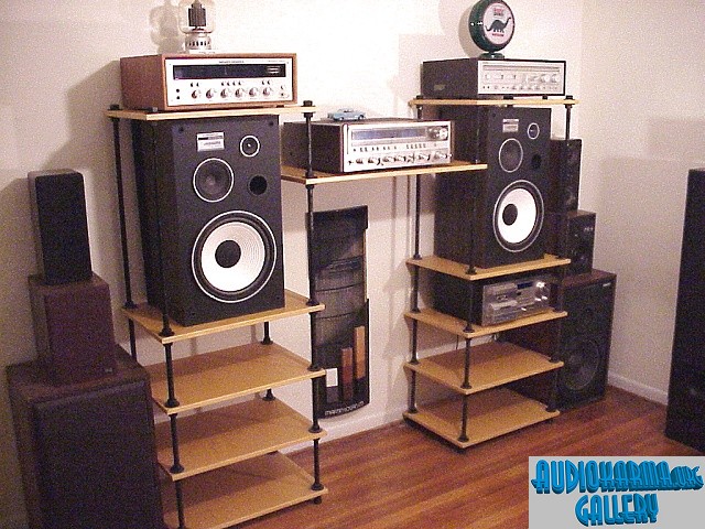 Working on the audio room