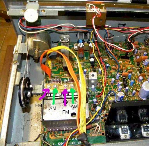 Yamaha CR-220 tuning capacitor